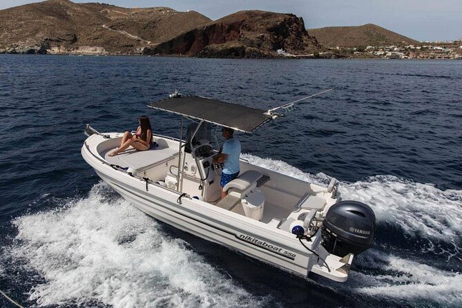 5 Hours Boat Rental in Santorini - Boat Rental Inclusions