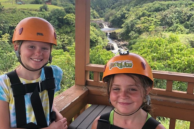 9-Line Waterfall Zipline Experience on the Big Island