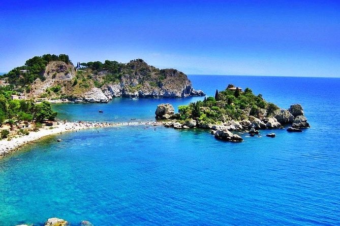Boat Tour From Giardini Naxos to Taormina Including Isola Bella and the Blue Grotto