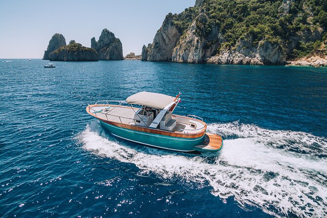 Capri Private Boat Day Tour From Sorrento, Positano or Naples