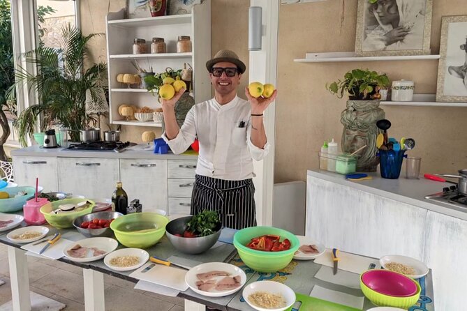 Cooking Class With Seaview & Taorminas Market With Chef Mimmo