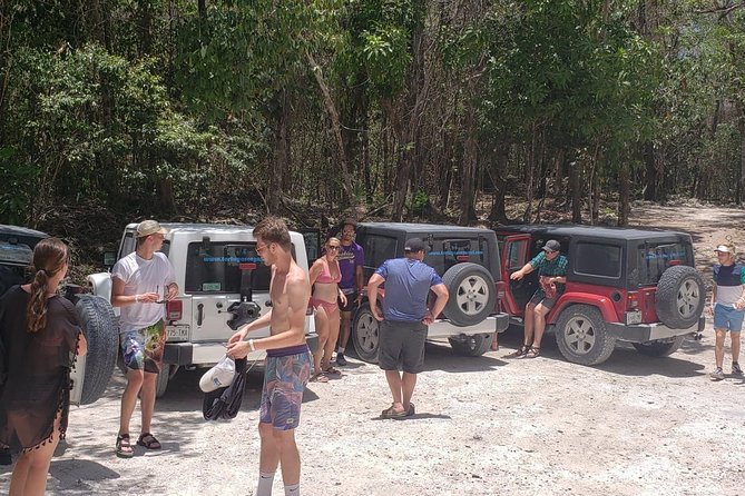 Cozumel Jeep Adventure to Jade Caverns With Lunch and Snorkel
