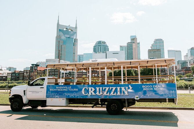 Cruising Nashville Narrated Sightseeing Tour by Open-Air Vehicle - Tour Highlights
