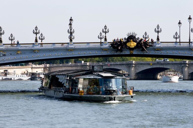 From London: Paris Tour With Lunch Cruise & Sightseeing Tour