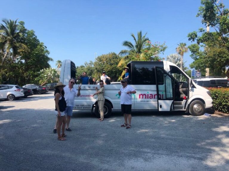 From Miami: Key Largo & Islamorada Private Open-Top Bus Tour