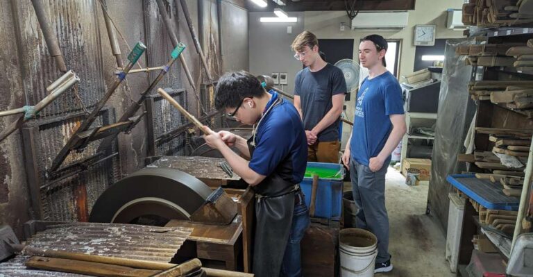 From Osaka: Sakai Knife Factory and Craft Walking Tour