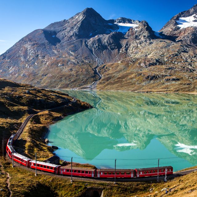 From Saint Moritz: Bernina Train to Tirano