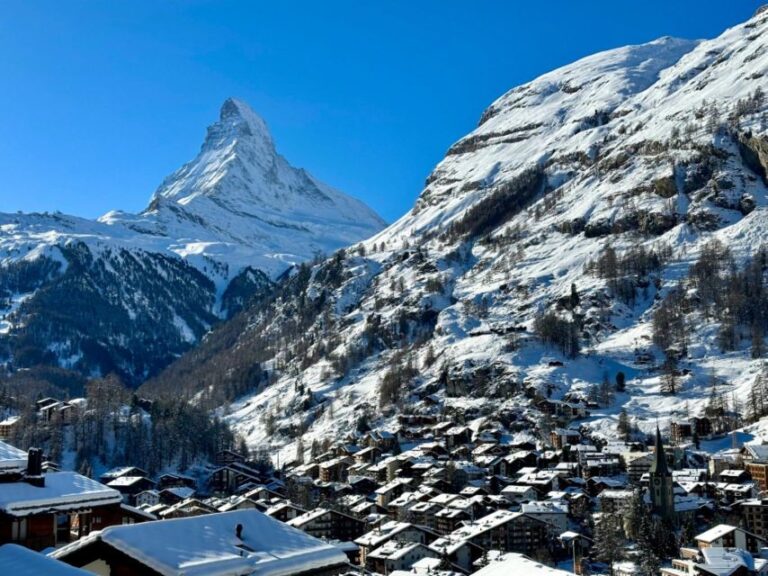 From Zurich: Zermatt Village & Glacier Paradise Private Tour