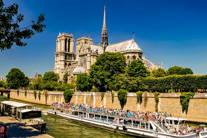 Half Day Paris Cruise & Walking Tours: Eiffel, Louvre, Notre-Dame