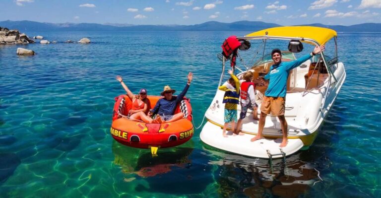 Lake Tahoe: Private Customizable Cruise With Watersports