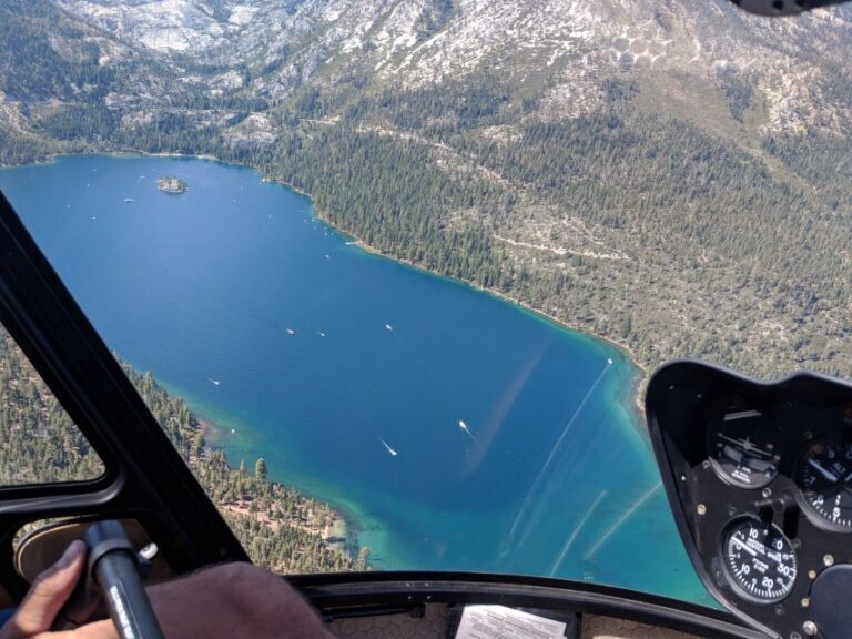 Lake Tahoe: Zephyr Cove Helicopter Flight