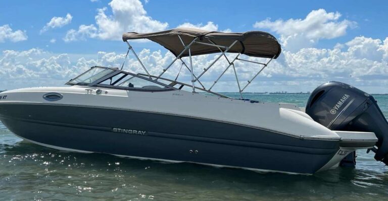 Miami: 24-Foot Private Boat for up to 8 People