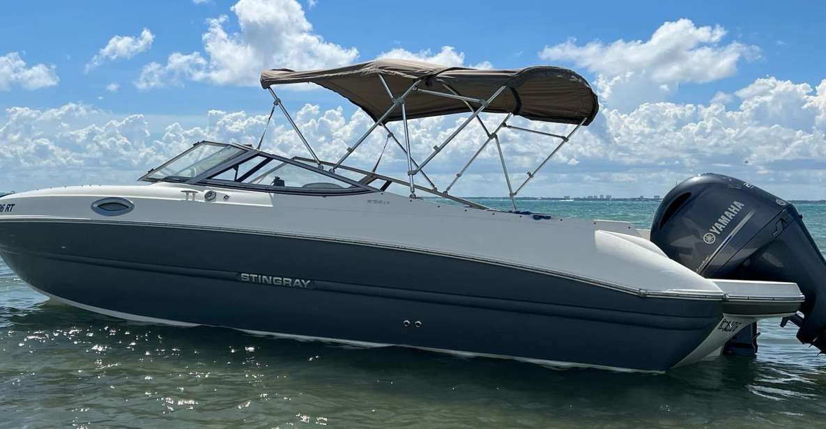 Miami: 24-Foot Private Boat For Up To 8 People