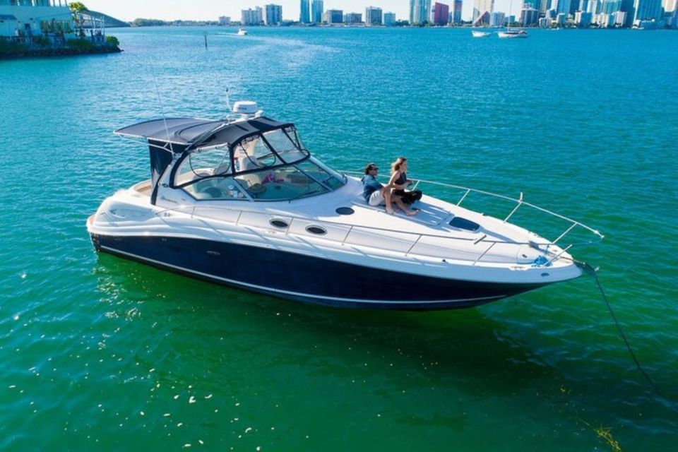Miami: 37-Foot Sundancer Boat Rental - Booking Information