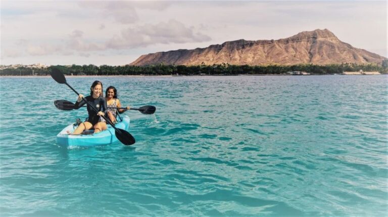 Oahu: Waikiki Kayak Tour and Snorkeling With Sea Turtles