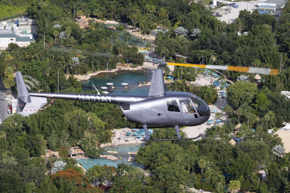 Orlando: Narrated Helicopter Flight Over Theme Parks - Booking and Pricing Information