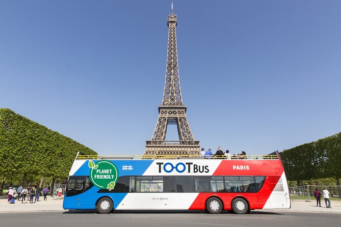 Paris Tootbus Discovery by Day and by Night Routes