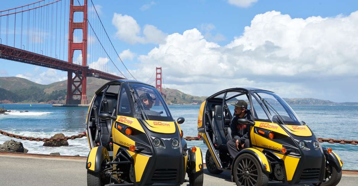 San Francisco: Electric Gocar Tour Over Golden Gate Bridge - Booking Details