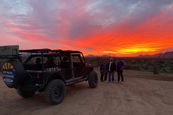 Sonoran Desert Jeep Tour at Sunset