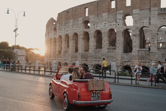 Vintage Fiat 500 Cabriolet: Private Tour to Romes Highlight