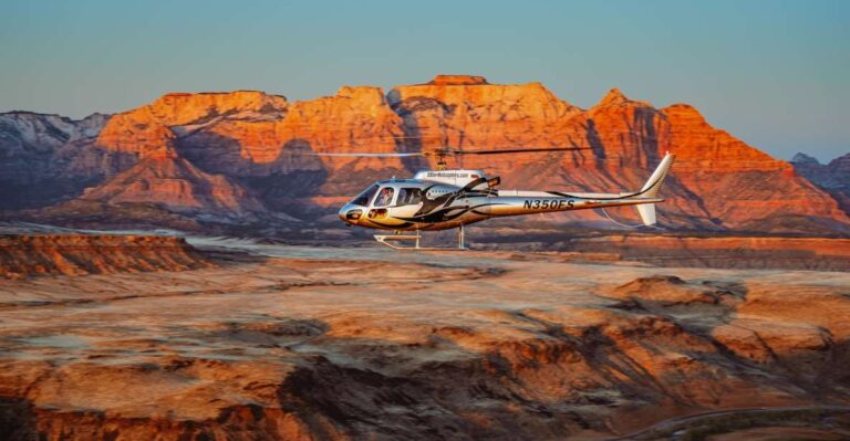 Zion National Park and Canaan Cliffs: Helicopter Tour