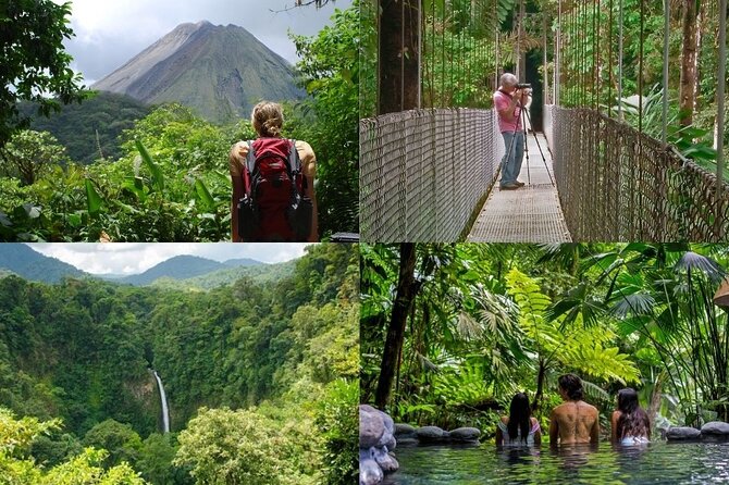 Arenal Volcano, Hanging Bridge, Waterfall Tour From La Fortuna - Experience Overview