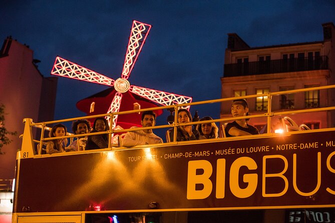 Big Bus Paris Open Top Night Tour - Tour Experience