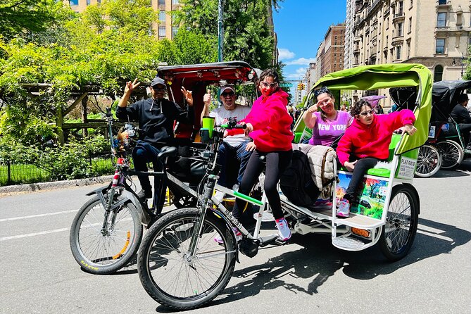 Central Park 2 - Hours Private Pedicab Guided Tour - Logistics