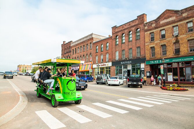 Charlottetown Pedal Pub Crawl Along the Waterfront on a Solar-Powered Pedal Bus! - Mobile Tickets and Solar Power