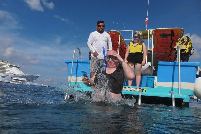 Cozumel Coral Reef Snorkeling by Glass Bottom Boat With Guide - Guides and Crew Services