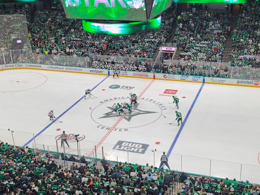 Dallas: Dallas Stars NHL Ice Hockey Game Ticket - Game Experience
