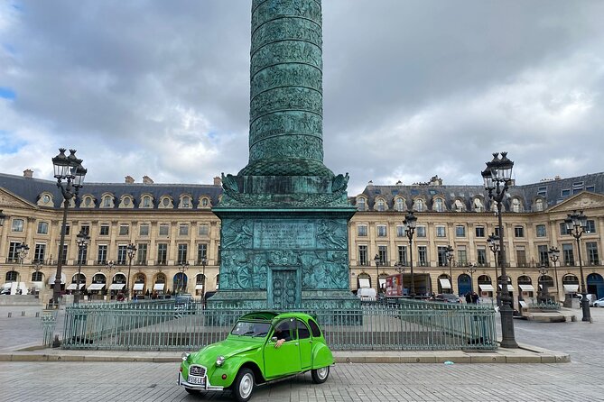 Discover Paris in 1 Hour: Fun and Efficient 2CV Tour - Customizable Experience