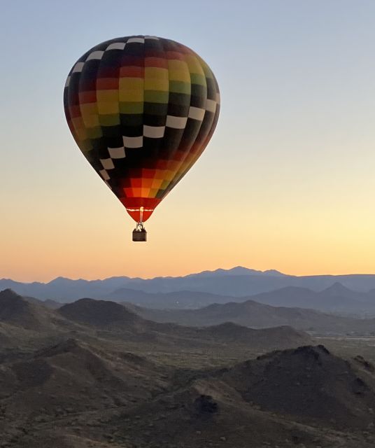 Epic Sonoran Sunrise Balloon Flight - Unique Desert Landscape and Wildlife