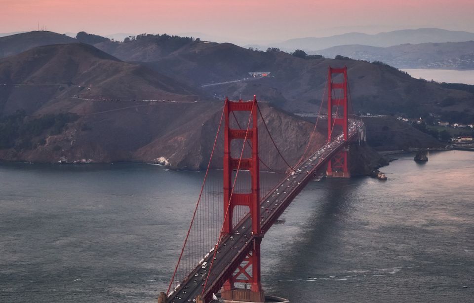 Flight Over San Francisco Night Tour - Enjoy Views of the Golden Gate Bridge