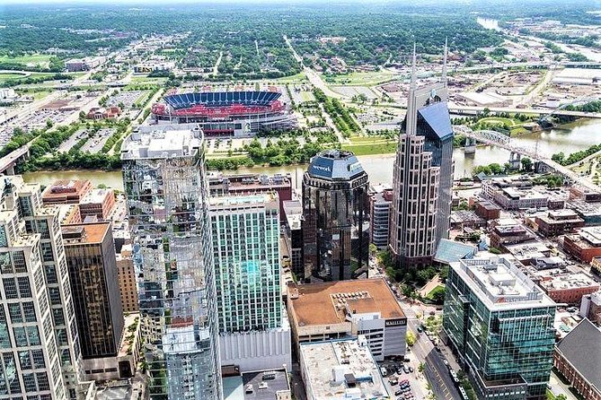 Helicopter Tour of Downtown Nashville - Key Landmarks