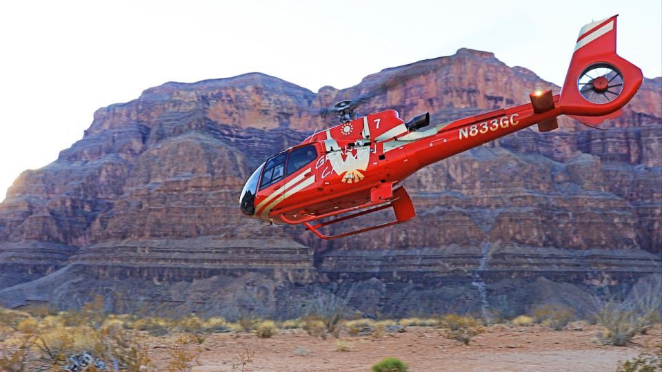 Las Vegas: Grand Canyon Helicopter Ride, Boat Tour & Skywalk - Detailed Activity Description