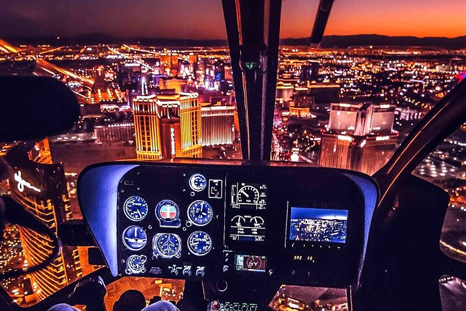 Las Vegas Strip Helicopter Night Flight With Optional Transport - Lowest Price Guarantee