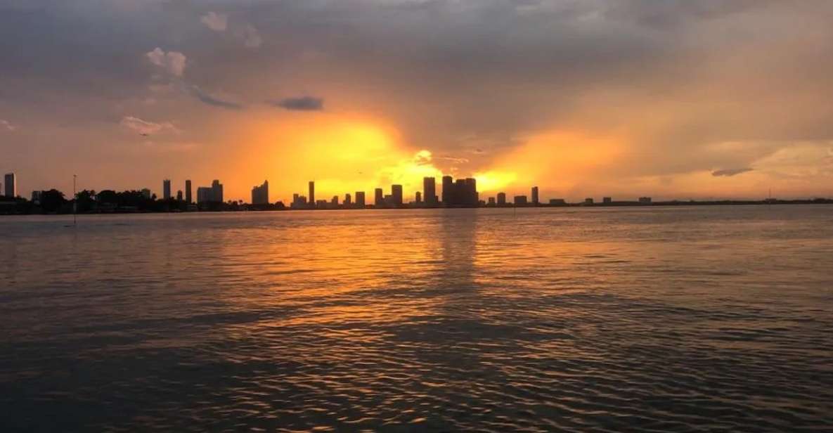 Miami: Private Sunset Boat Tour With Bottle of Champagne - Activity Highlights