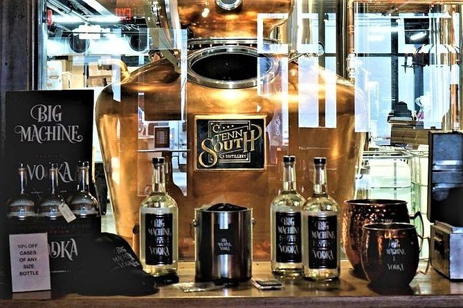 Nashvilles Big Machine Distillery Guided Tour With Tastings - Cancellation Policy and Pricing