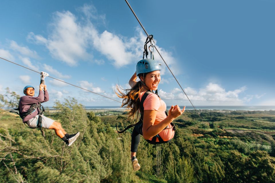 Oahu: North Shore Zip Line Adventure With Farm Tour - Experience Highlights