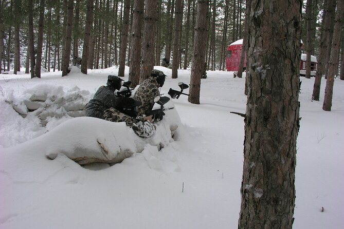 Paintball Activity in Barkmere, Quebec, Canada - Winter Options and Inclusions