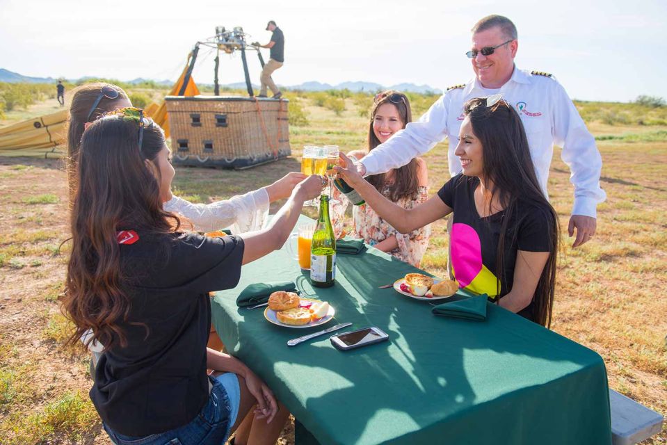 Phoenix: Hot Air Balloon Ride With Champagne and Catering - Highlights