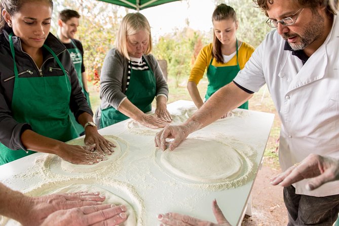 Pizza and Pasta Master Class in Rome With Wine and Tiramisu - Hands-On Experience