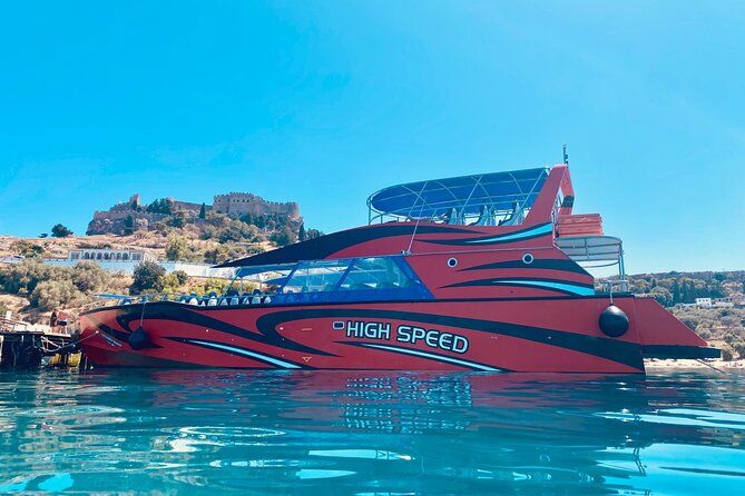 Rhodes-Lindos High-Speed Boat Trip - Inclusions and Meeting Details