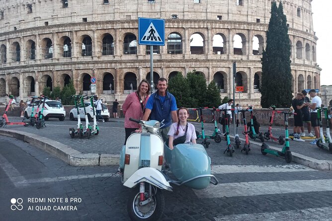 Vespa Sidecar Tour at Day/Night - Inclusions and Logistics Provided
