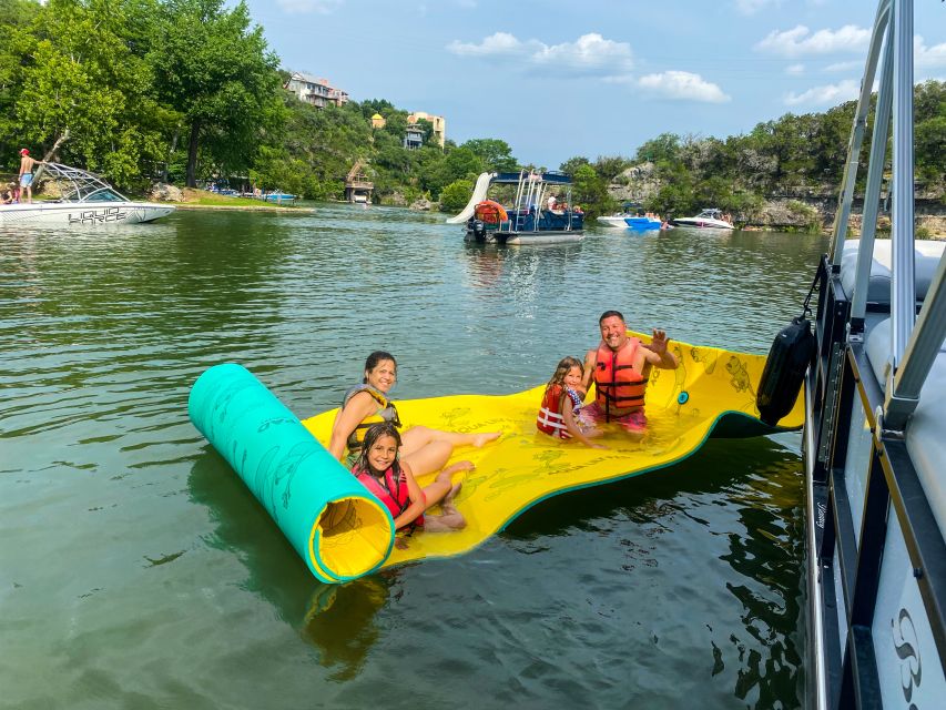 Austin: Lake Austin Private Boat Cruise - Full Sun Shading - Inclusions and Exclusions