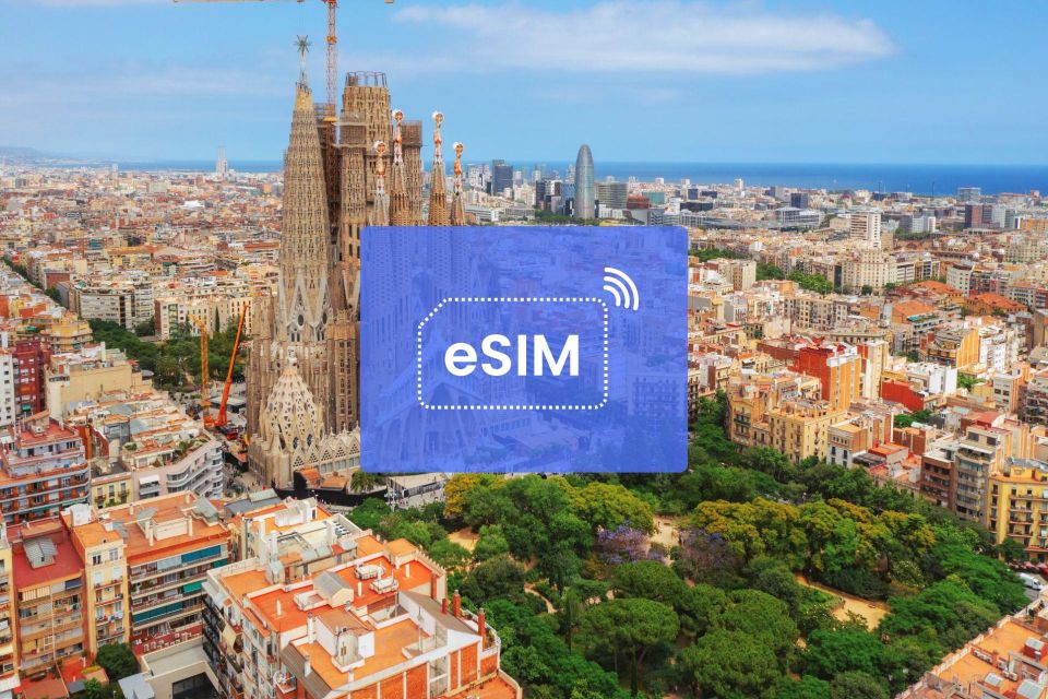 Barcelona: Spain or Europe Esim Roaming Mobile Data Plan - Data Plan Options Available
