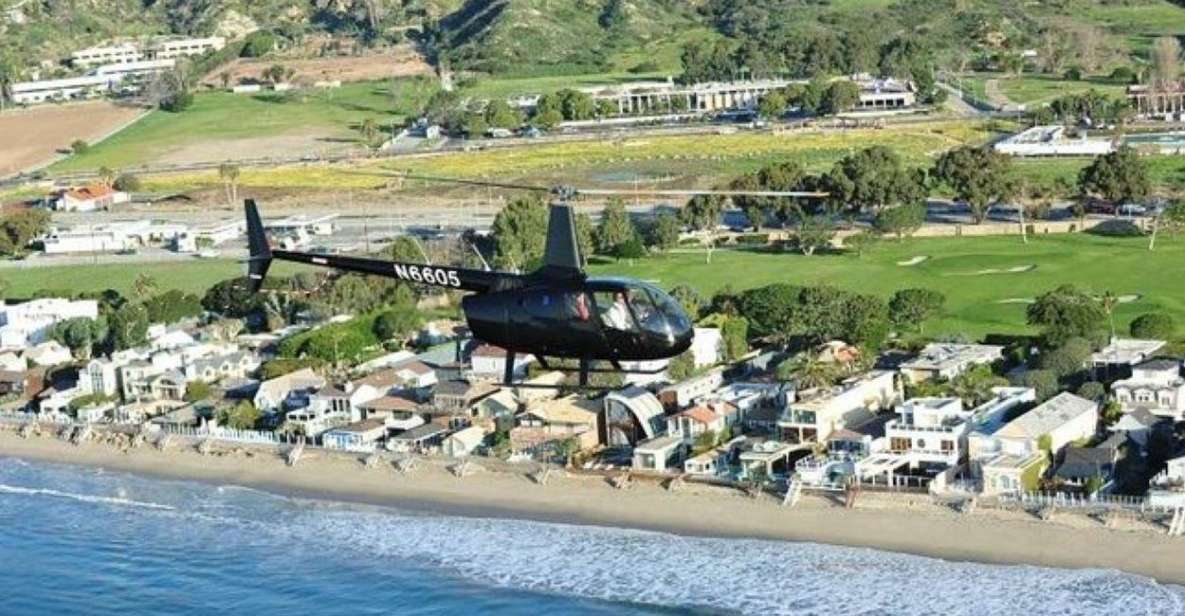 Burbank: Private Helicopter Tour to Waypoint Café - Tour Highlights