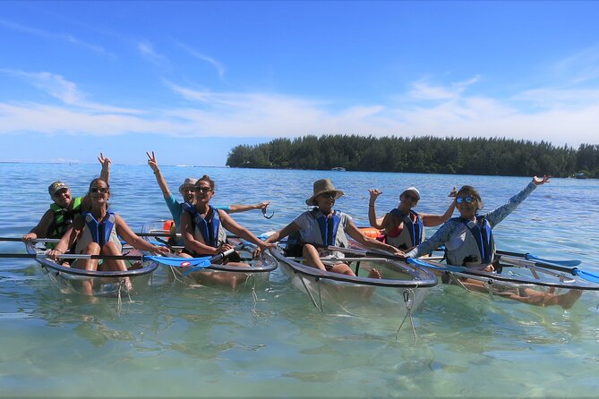 Eco Guided Excursion to the Lagoon of Moorea in Transparent Kayak 1/2 Day Morning - Cancellation Policy Details