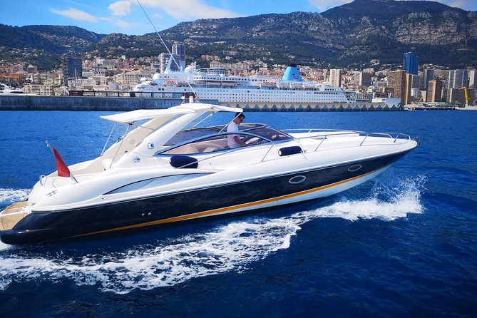 French Riviera Boat Cruise, Speedboat 34ft, Depart Monaco or Nice - Meeting Points and End Points